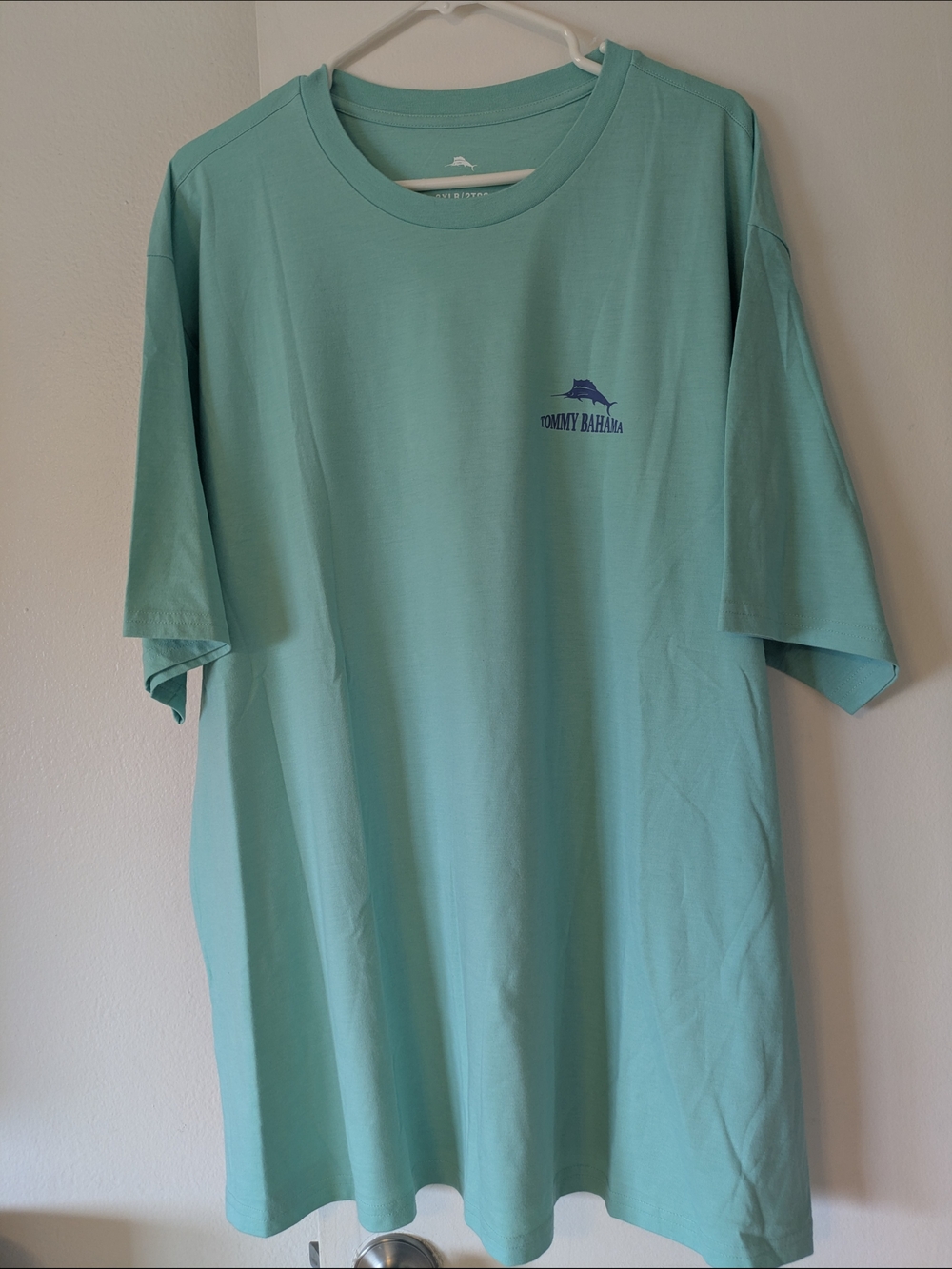 Tommy Bahama Mint Green Short-Sleeve Logo Tee- XLB (NWOT)